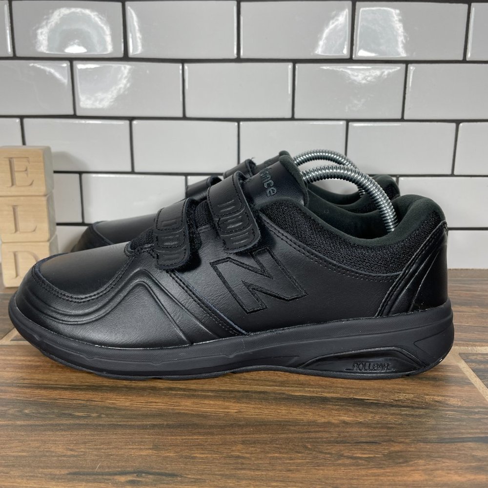 New Balance 813 Womens Size 9.5 Wide Shoes Black Double Strap Walking Sneakers